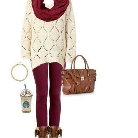 Boutique item soft fleece lined high rise leggings - Picture 5 of 10